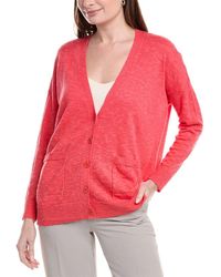 Eileen Fisher - Linen-Blend Cardigan - Lyst