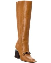 Tory Burch - Perrine Tall Leather Knee-high Boot - Lyst