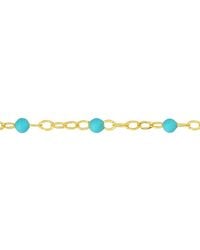 HAWLEY ST - 14K Enamel Anklet - Lyst