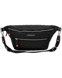 MZ Wallace - Crosby Nylon & Leather Sling Bag - Lyst