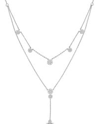 Rina Limor - 14k 0.58 Ct. Tw. Diamond Station Lariat Necklace - Lyst