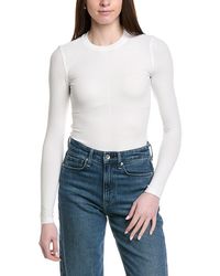 FRAME - The Rib Crew T-Shirt - Lyst