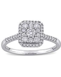 Rina Limor - 10K 0.50 Ct. Tw. Diamond Halo Ring - Lyst