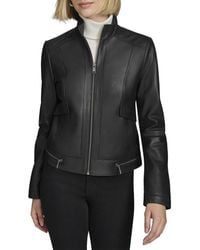 Andrew Marc - Rowan Leather Coat - Lyst