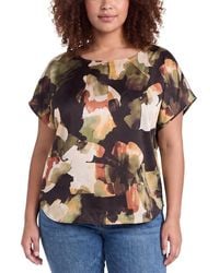 Anne Klein - Plus Bateau Neck Top - Lyst