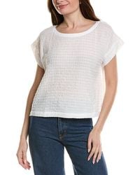 Eileen Fisher - Petite Ballet Neck Square Top - Lyst