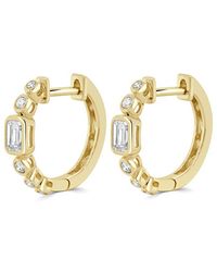Sabrina Designs - 14K 0.60 Ct. Tw. Diamond Hoops - Lyst