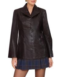 Avec Les Filles - Vegan Leather Jacket - Lyst