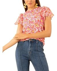 Hale Bob - Novalee Short Sleeve Top - Lyst
