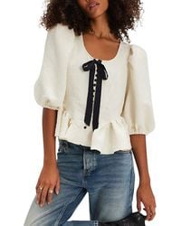 Free People - Pamela Bow Top - Lyst