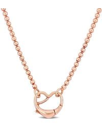 Italian Silver - Ball Link Necklace - Lyst