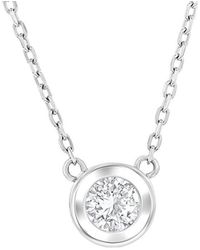 Jewels by Viomo - 14K 0.84 Ct. Tw. Diamond Solitaire Pendant - Lyst