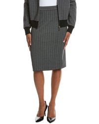 St. John - Tweed Knit Skirt - Lyst