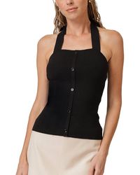 Line & Dot - Tanner Halter Sweater Top - Lyst
