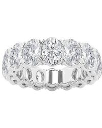 Lab Grown Diamonds - Platinum.00 Ct. Tw. Lab Grown Diamond Eternity Ring - Lyst