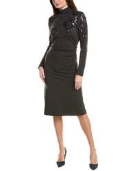 Brunello Cucinelli - Wool-blend Midi Dress - Lyst