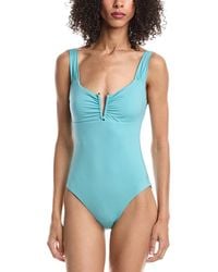 Becca - Viviana Plunge One-Piece - Lyst