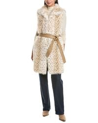 La Fiorentina - Animal Print Faux Fur Vest - Lyst