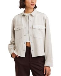 Bella Dahl - Seamed Pocket Shacket - Lyst