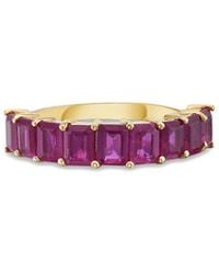Forever Creations USA Inc. - Forever Creations 14K 2.70 Ct. Tw. Ruby Half-Eternity Ring - Lyst
