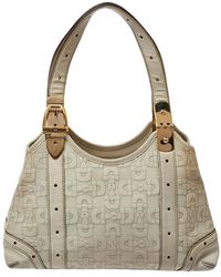 Gucci - Leather Horsebit Embossed Tote (Authentic Pre-Owned) - Lyst