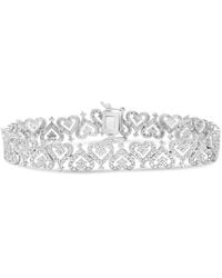 Jaclyn Smith - Platinum Plated 1.00 Ct. Tw. Lab-Grown Moissanite Bracelet - Lyst