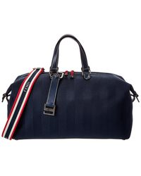 Fendi - Lui 45 Pequin Canvas Duffel Bag - Lyst