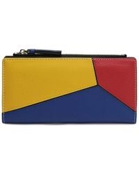 Tiffany & Fred Paris - Color-Patch Long Leather Wallet - Lyst