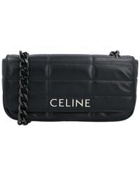 Celine - Goatskin Leather Matelassé Chain Shoulder Bag, Never Carried (Authentic Pre-Loved) - Lyst