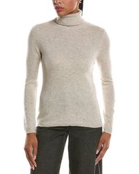 Forte - Basic Turtleneck 100% Cashmere Pullover - Lyst