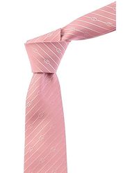 Gucci - Interlocking G Silk Jacquard Tie - Lyst