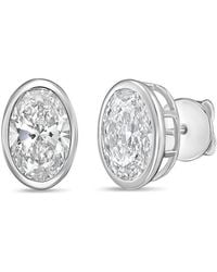 Diana M. Jewels - Diana M. 14K 1.00 Ct. Tw. Lab-Grown Diamond Stud Earrings - Lyst