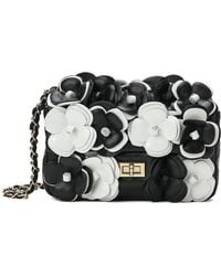 Tiffany & Fred Paris - Full-Grain Floral Leather Shoulder Bag - Lyst