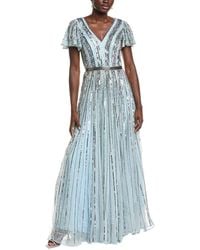 Issue New York - Sequin & Bead Embellished Gown - Lyst