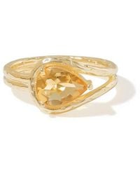 TIRAMISU - Plated 1.40 Ct. Tw. Citrine Solitaire Ring - Lyst
