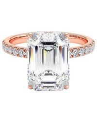 Lab Grown Diamonds - 14K Rose 4.05 Ct. Tw. Lab-Grown Diamond Ring - Lyst