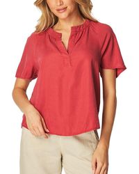 Bella Dahl - Flowy Short Sleeve Pullover - Lyst