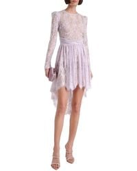 Linda Charm - Printed Mini Dress - Lyst