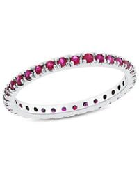 LEVARON - 14K 0.60 Ct. Tw. Ruby Stackable Ring - Lyst