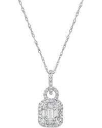H.J. Namdar - 14K 0.45 Ct. Tw. Diamond Cluster Necklace - Lyst