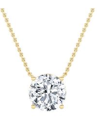 Lab Grown Diamonds - 14K 0.75 Ct. Tw. Lab-Grown Diamond Pendant - Lyst