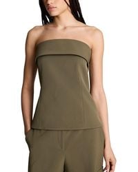 Kenneth Cole - Sleeveless Bustier Top - Lyst
