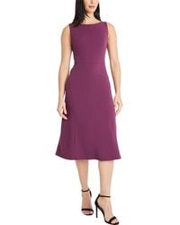 Maggy London - Sleeveless Scuba Crepe Dress - Lyst