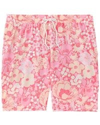 J.McLaughlin - Posh Pansies Bruce Swim Short - Lyst