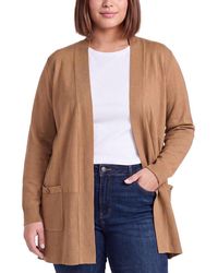 Anne Klein - Plus Pacifico Rib Pocket Cardigan - Lyst