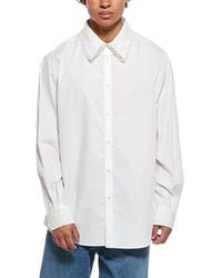 Valentino - Camicia Manica Lunga Button Front Shirt - Lyst