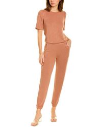 Monrow Supersoft Jumpsuit - Natural