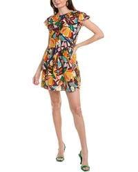 Velvet By Graham & Spencer - Alexandra Linen-blend Mini Dress - Lyst