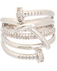 Juvell - 18k Plated Cz Ring - Lyst