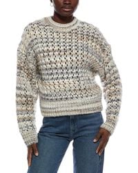 Madewell - Fawn Open Stitch Stripe Wool & Alpaca-Blend Pullover - Lyst